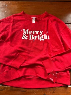 Wondershop Red Women's Crewneck Sweatshirt